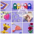 thumbnail image 4 of ALLJOY 96 Piece Crochet Kit for Beginners Adults Kids,Crochet Kit with Crochet Hooks Set & Canvas Tote Bag and Case, DIY Knitting Needles Kit Accessories, 4 of 5