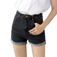 thumbnail image 1 of Shorts en Denim à la Mode, Assortis à Tout, Shorts en Jean d'Été Taille Haute pour Femmes, 1 of 5
