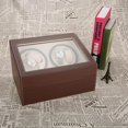 thumbnail image 3 of Peahefy Electric Watch Winder,Watch Winder for 4 Automatic Watches + 6 Grids Watch Storage Case Quiet Motor Multiple Rotation, Watch Winder Box, 3 of 8