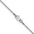 thumbnail image 4 of Auriga Fine Jewelry 14K White Gold .9 mm Box Chain Necklace for Women 26", 4 of 6