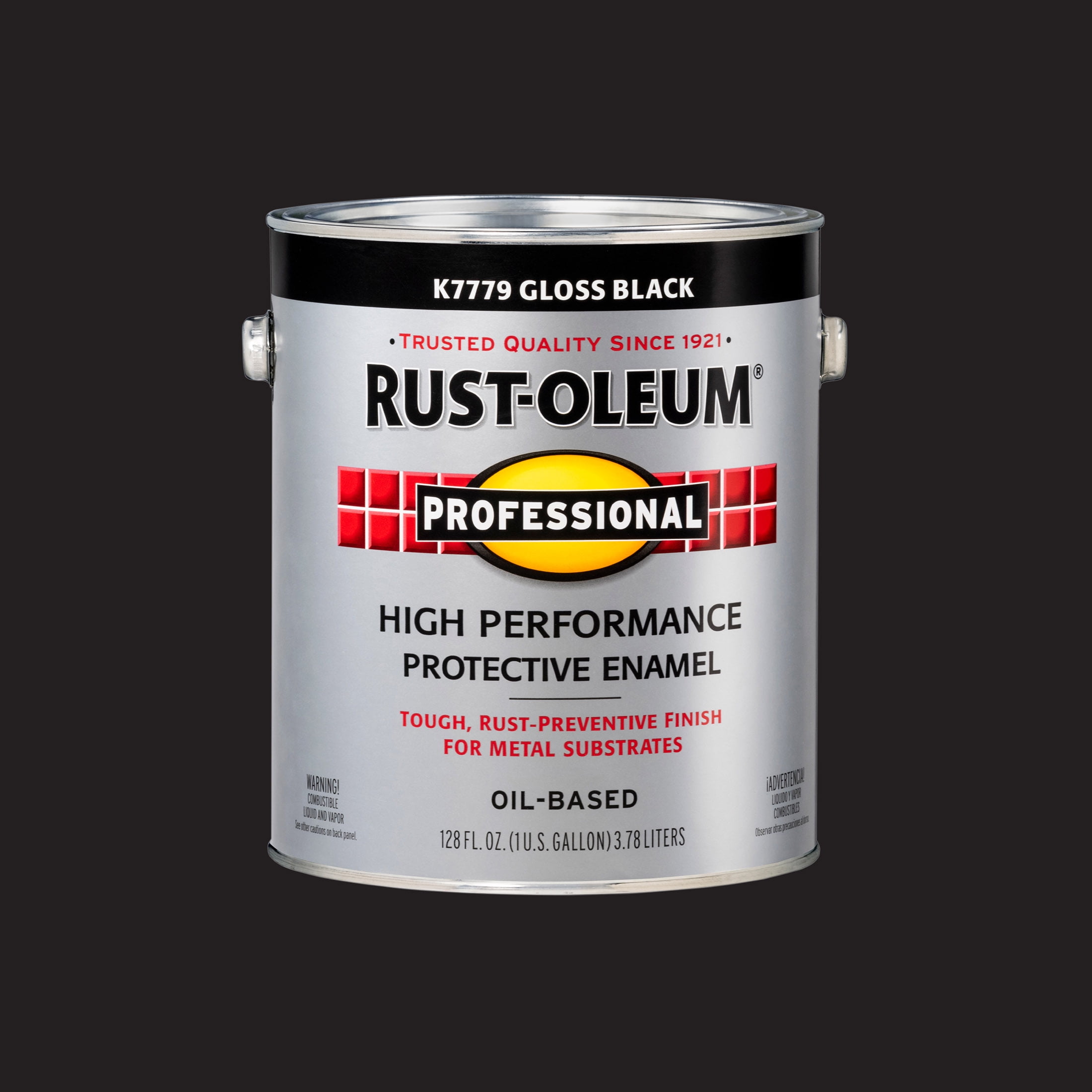 RUST-OLEUM 242253 Professional, High-performance Black Gloss