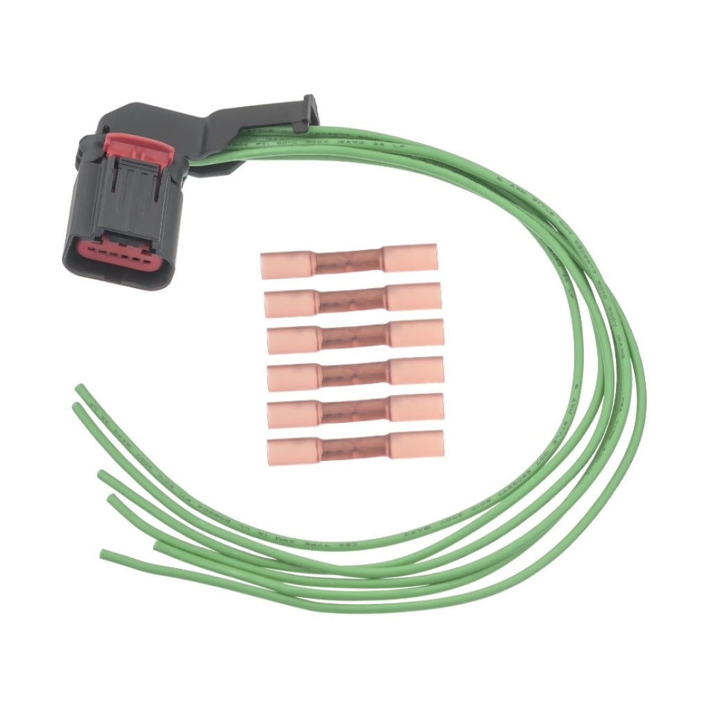 KarParts360 For Lincoln LS 2003 2004 2005 2006 Electrical Connector | Plastic | Metal Contact Terminal | Blade Terminal | Oval Connector | Replacement For 3U2Z14S411FJAC, 3U2Z14S411FJAA
