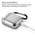 thumbnail image 3 of (2-Pack) Compatible with Airpods Case, Earbuds Accessories Shockproof Case Cover Portable & Protective Silicone Skin Cover Case Compatible for Apple Airpods 2 &1, 3 of 9