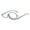 4#G, variant on Magnifier Makeup Presbyopic Glasses Personality Single Rotating Women Makeup Glasses Hd Fashion Presbyopic Glasses Wholesale