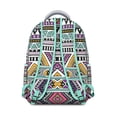 thumbnail image 3 of Hippie Boho Daypack for Women - Tribal Print Backpack with Laptop Sleeve, Large Capacity for Books & Essentials, Durable for Campus & Commuting, 3 of 6