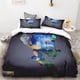 thumbnail image 4 of 1 funda de edredón con dibujos animados de la serie Sonic, impresión digital en 3D, 2 fundas de almohada, suave y cómoda, 100 % poliéster, juego de cama para regalo, 4 of 5