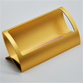 thumbnail image 2 of Paquete de 2 portatarjetas de presentación de aluminio para escritorio, organizador de tarjetas de presentación (dorado), 2 of 2
