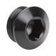 thumbnail image 3 of Enchufe ORB de aleación de aluminio negro 8 AN 8-AN 1/2 pulgadas con piezas de repuesto de junta tórica, 3 of 8