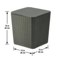 thumbnail image 5 of National Tree Company Arendal Collection Wicker Texture All-Weather Storage Box by, 5 of 5