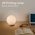 thumbnail image 4 of Labymos Night Light Desktop Decor Night Lamp Table Lamp with Wood Base 3 Light Colors, 4 of 8