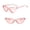 Pink, variant on Retro Cat Eye Polarized Sunglasses for Men Women Under $5 Vintage Tone Collection UV400 Classic Frame Lightweight Sun Glasses for Daily Driving
