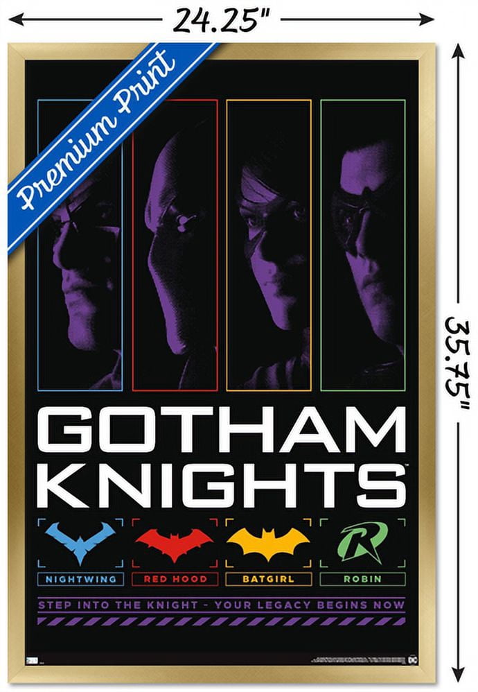 DC Comics Gotham Knights - Step In Wall Poster, 22.375" x 34" Framed