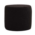 thumbnail image 3 of Dosaele Petit Ottoman en Velours Éponge Rose, 3 of 8