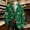 (Casual 16)Army Green, variant on Mens Fashion Jackets Winter Outerwear Casual St. Patrick's Day Print Button Long Sleeve Outer Tops
