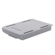 thumbnail image 3 of Cajón Caja de almacenamiento Mesa ABS Debajo del escritorio Papelería Organizador Bandeja (L) Gris, 3 of 5
