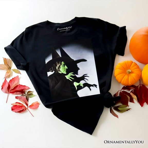 Vintage Wicked Witch of the West Graphic T-Shirt, Wizard of Oz Halloween Tee