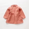 thumbnail image 5 of Gibobby Chamarra niñoNiños pequeños Niñas Niños Otoño Invierno algodón manga larga pajarita ropa abrigo chaqueta(Café, 3-4 Años), 5 of 5