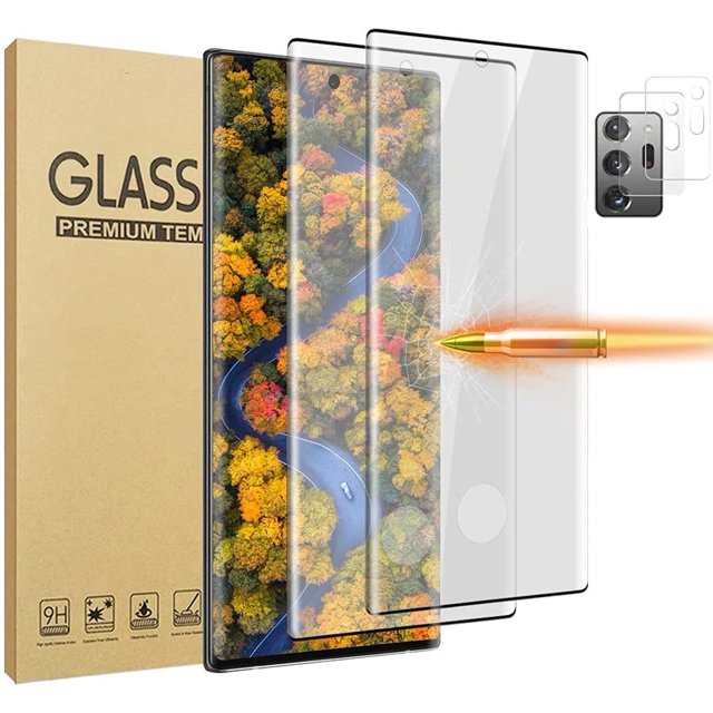 [2+2Pack] Galaxy Note 20 Ultra Screen Protector with Camera Lens