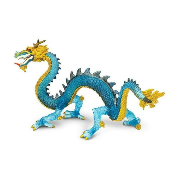 Safari Ltd. Krystal Blue Dragon Figurine - Detailed 8" Model Figure - Mythical Creature Toy for Boys, Girls & Kids Ages 4 