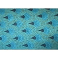 thumbnail image 1 of Ahgly Company Machine Washable Indoor Rectangle Transitional Dark Cyan Green Area Rugs, 5' x 8', 1 of 7