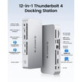 thumbnail image 3 of Estación de acoplamiento Thunderbolt 4 ORICO 12 en 1 HUB de 40 Gbps, 3 of 8