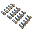 thumbnail image 2 of 20 PCS Hebilla de cintura DIY Fabricación Regulable Desmontable Forma redonda Aleación Silicona Pequeño pantalón portátil Tensor de cintura, 2 of 12