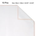 thumbnail image 2 of Uxcell 10 Pcs Flower Wrapping Paper Pink Edge Clear Waterproof Bouquet Wrapping Paper for DIY Crafts 23x23 Inch, 2 of 5