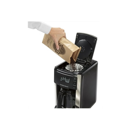 Hamilton Beach - TruCount 12-Cup Coffee Maker - Black