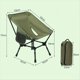 thumbnail image 5 of Silla Plegable para Acampar Al Aire Libre, Picnic, Senderismo, Viaje, Mochila, Playa, Luna, Pesca, Silla Portátil, Color Verde, 5 of 5