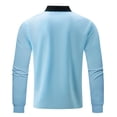 thumbnail image 4 of pstuiky camisas de manga larga para hombre, Camisa deportiva de manga larga con solapa y botones para hombre Tops casuales para hombres xxl, 4 of 4