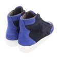 thumbnail image 2 of Daniela Fargion Black Blue Suede Mid Top Distressed Leather Fashion Sneakers-11 for Womens, 2 of 4