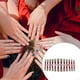 thumbnail image 4 of Minnieouse 24 piezas de ataúd de uñas artificiales, envoltura completa, puntas de uñas postizas Extra largas, Kits de uñas de bailarina, Arte de uñas mj07, 4 of 6