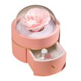 thumbnail image 5 of Unique Ring Box Preserved Flower Ring Box Velvet Jewelry Gift Box with Magnet Closure for Valentine's Day Engagement Proposal Preserved Flower Jewelry, 5 of 8