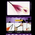 thumbnail image 6 of Fnochy Halloween Decorations Halloween Witch Broom Kids Play Broom Prop, Plastic Broom Props for Halloween Party Clothing Accessories, Hot Pink, 6 of 6