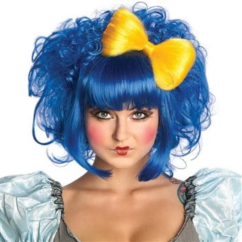 Cutie Doll Blue Wig Adult Halloween Costume Accessory