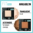 thumbnail image 4 of Maybelline Fit Me Matte Poreless Pressed Face Powder Makeup, Translucent, 0.29 oz, 4 of 12