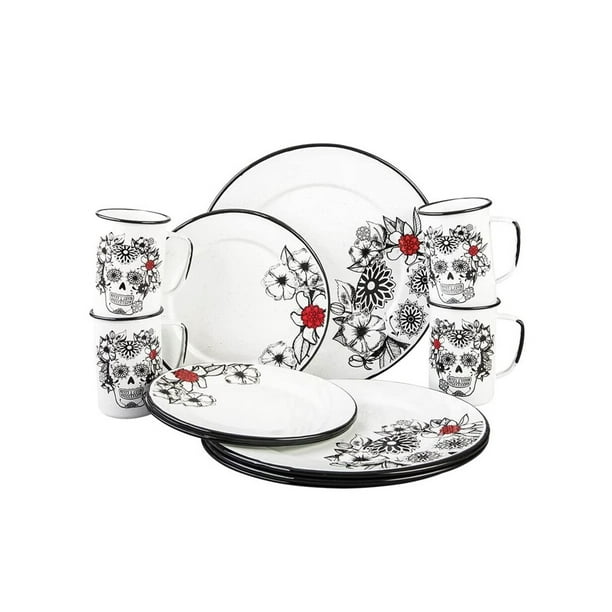 Vajilla de peltre blanca hotsell