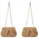 thumbnail image 1 of 2X Bolso de Paja para Mujer Bolsa de Bola de Masa de Nube Bolso de Hombro Tipo Bandolera de Paja Bolso Tejido de Playa de Verano, 1 of 6