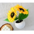thumbnail image 6 of Sunflower Lamp Gifts for Women, Valentine’s Day Birthday Gifts for Women, Mom, Sister, Girlfriend, Rechargeable Flower Lamp Night Light, Dimming Table Lamp, Anniversary Bedroom Decor, 6 of 9
