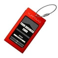 thumbnail image 1 of Luggage Tags Business Card Holder TUFFTAAG Travel ID Bag Tag in Many Color Options - 1-Pack - Red, 1 of 7