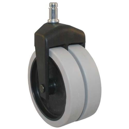 Dual Wheel Swivel Caster,150 lb,4 In Dia,TPR, 4052XTPR40 Walmart