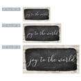 thumbnail image 4 of Pier 1 Imports \'Joy to the World\' Medium Black Holiday Canvas W Wall Sticker 5020414, 4 of 5