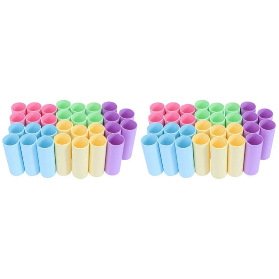 DINHEAROM Cardboard Tubes Kraft Paper Shipping 40Pcs 11Cm Height