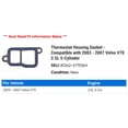 thumbnail image 2 of Thermostat Housing Gasket - Compatible with 2003 - 2007 Volvo V70 2.5L 5-Cylinder 2004 2005 2006, 2 of 2