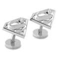 thumbnail image 2 of DC Comics Stainless Steel Superman Cufflinks, Officially Licensed, 2 of 2