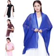 thumbnail image 3 of Women‘s Fashion Long Cotton Linen Wrap Scarf Shawl Solid Color Stole Pashmina, 3 of 11