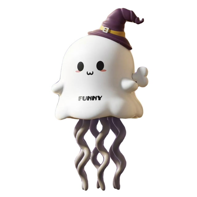 Tummy Time Toy Dancing Recargable para 3 4 Y 5 Años (fantasma) Blanco