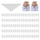 thumbnail image 1 of Pegatina de Soporte de Cuello, Camisa de Forma Collar triangular Stays Color Transparente 100pcs Material de PVC para Uso Diario de la Oficina, 1 of 7