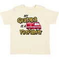 thumbnail image 3 of Inktastic My Grampa is a Firefighter with Fire Truck Boys or Girls Toddler T-Shirt, 3 of 5