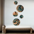 thumbnail image 3 of Designart "Boho Pastels A Pastel Artwork III" Minimalism Metal Wall Art Set of 5 Piece, 3 of 5